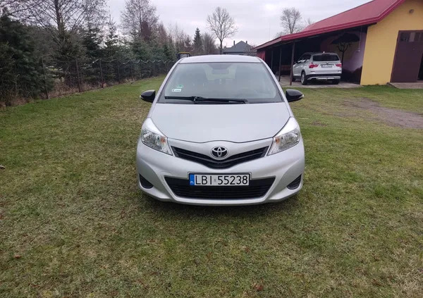 toyota lubelskie Toyota Yaris cena 24500 przebieg: 168300, rok produkcji 2013 z Świdnik